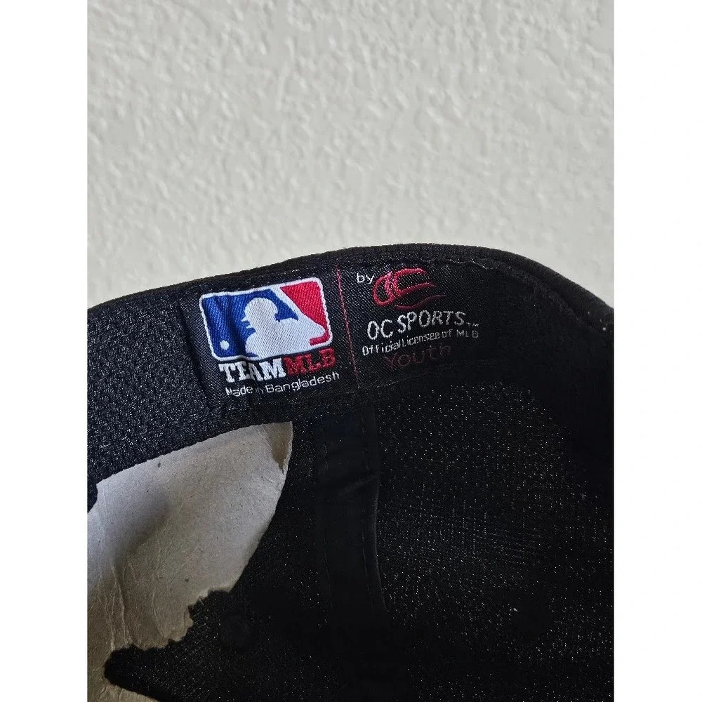 Team MLB Youth Orioles Baseball Hat OC Sports Black White Orange Adjustable Cap